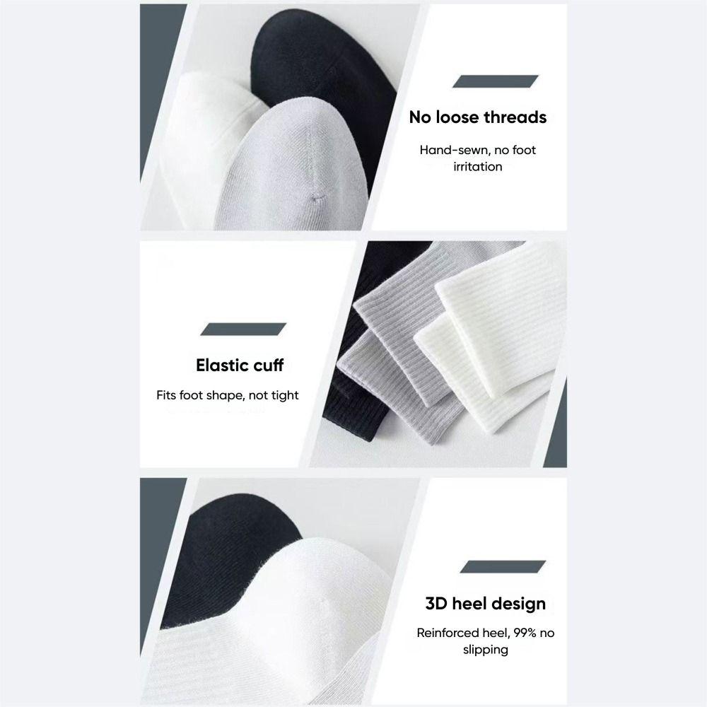 White Black Grey Disposable Socks 36-43 Travel Supplies Socks Portable Disposable Stocking  Unisex