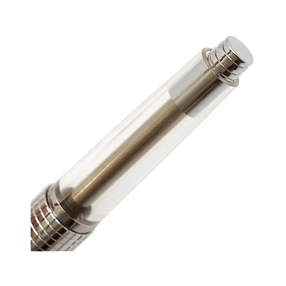 Mannen Shiro Kelly Mechanical Pencil Limited Color 0.5mm [Silver/Clear] Pocket