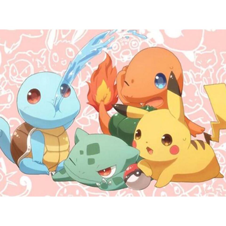 

Новые поступления 5D мультфильм Пикачу DIY алмазная живопись вышивка крестом 5D вышивка крестиком мозаика домашний декор подарок.