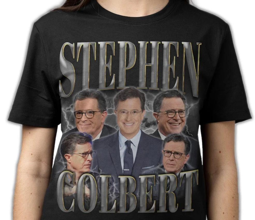 STEPHEN COLBERT Shirt, Stephen Colbert Vintage T-Shirt L