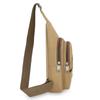 Men's Canvas Crossbody Bag Wear-Resistant Outdoor Fashion Sports Bags for Man Black Male Casual Shoulder Bag Travel Satchel