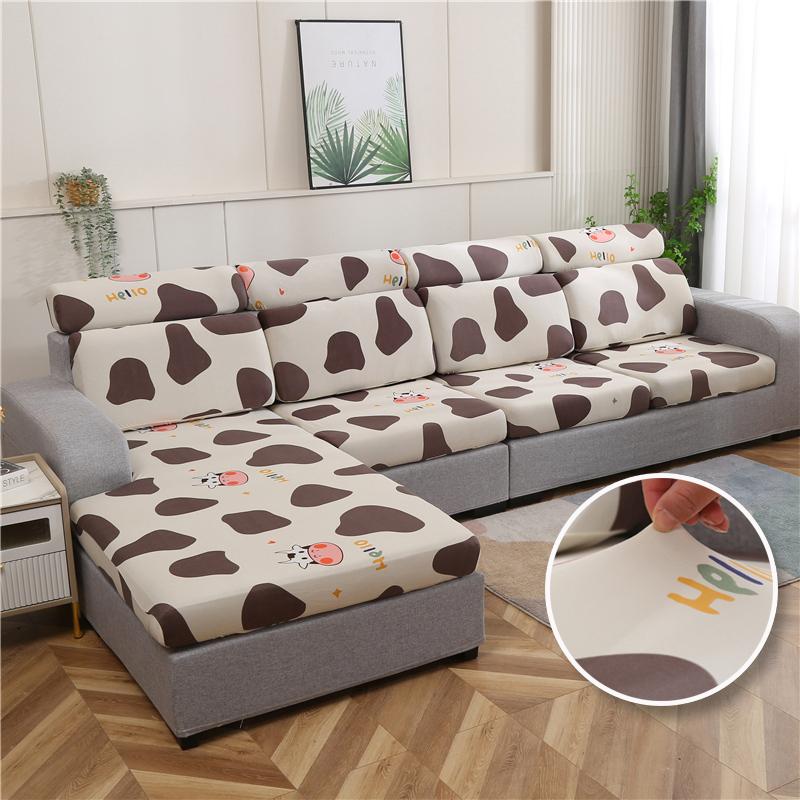 Elastic Sofa Seat Cover For Living Room Soft Couch Cover Full Wrap Backrest Cover Cushion Cover