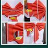 Spandex High Quality Chair Sash Fit All Chairs With Decorative Ready Made Bow Tie Knot Ideal for Wedding and Event Decoration