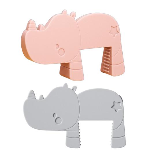 Door Slam Stopper Silicone Door Pinch Guard Animal Shape Door Wedge Door Stopper Prevents Slamming on Heavy Doors for Baby Safety Pet Friendly Home