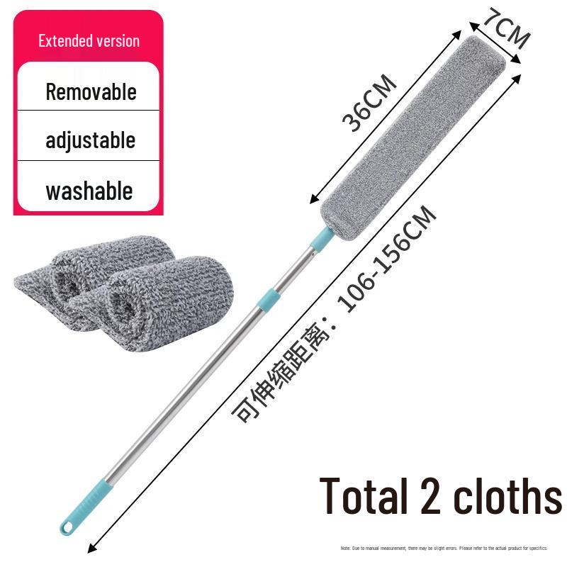 Extra-Long Extendable Under-Bed Dust Duster for Deep Cleaning