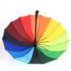 Rainbow Stripe Straight Umbrella
