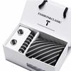 Men's Tie Gift Set: Striped & Polka Dot Tie, Pocket Square, Cufflinks