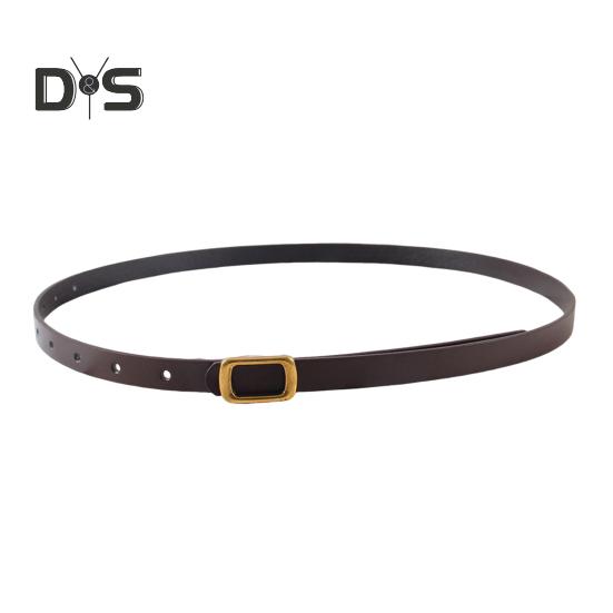 Imitation Leather Women Belt Adjustable Length Retro Style Waist Belt Decorative Jeans Belt Casual Office Parties Wear