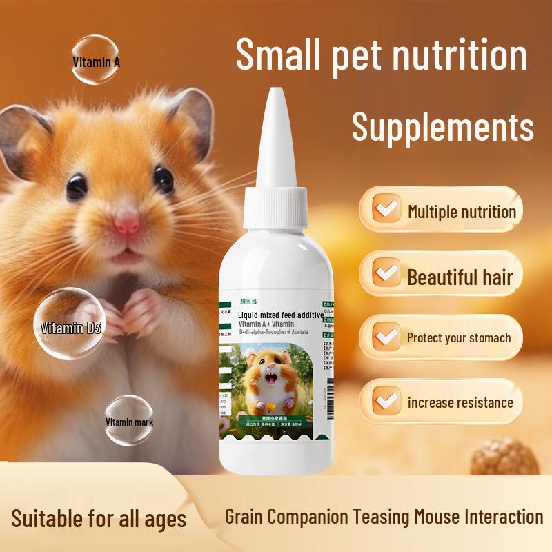 Goldhamster Babynahrung - Flüssige Nahrungsergänzung für die tägliche Hamsterpflege