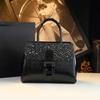 Fashion Snake Pattern Atmosphere High-End Bag Portable Messenger Bag Soft Leather Texture Large Capacity Tote Bag