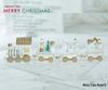 Eco-friendly Wooden Christmas Train Ornaments - Four-Section Cartoon Design, Perfect Children's Day Gift