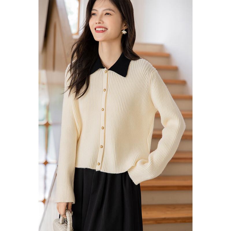 ITISF4 Elegant Knit Cardigan & Skirt Two-Piece Set