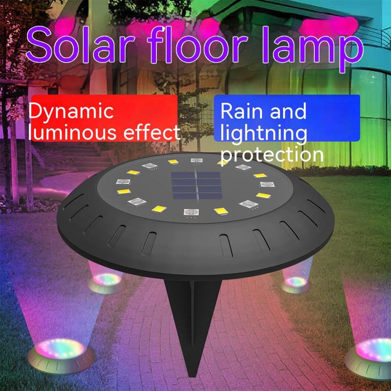 16led Solar Buried Lamp Outdoor Ip65 Waterproof Ground Light For Garden Yard Lawn Pathway Decoration
