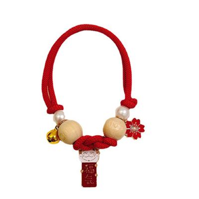 Flea Lice Control Collar Camphor Wood Natural Pets Flea Lice Repelling Collar for Cats Dogs Red M