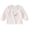 DAVE & BELLA Girls' Ruffled Long-Sleeve T-Shirt