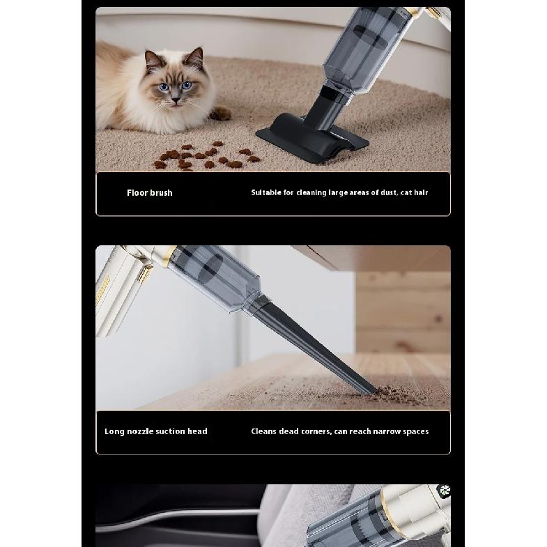 Car Vacuum Cleaner High Power Portable Handheld Wireless Brushless Motor Cleaning Machine Powerful Air Duster for Home Appliance