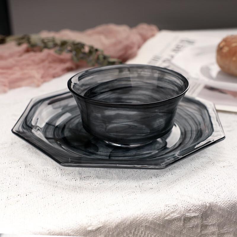 

Набор из стеклянной миски и тарелки ZISIZ