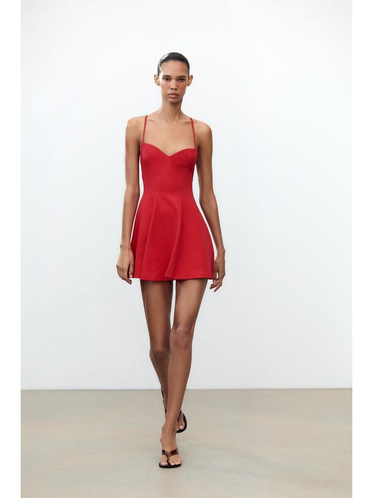 2025 Women's Spicy Girl Backless Slimming Sleeveless Short Dress, European & American Style