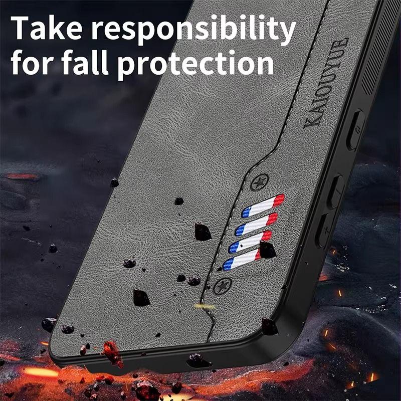 For Infinix GT30 Pro Case Luxury Frosted Leather Silicone Fashion Design Shockproof For Infinix GT30 Pro Back Hard Funda Cover