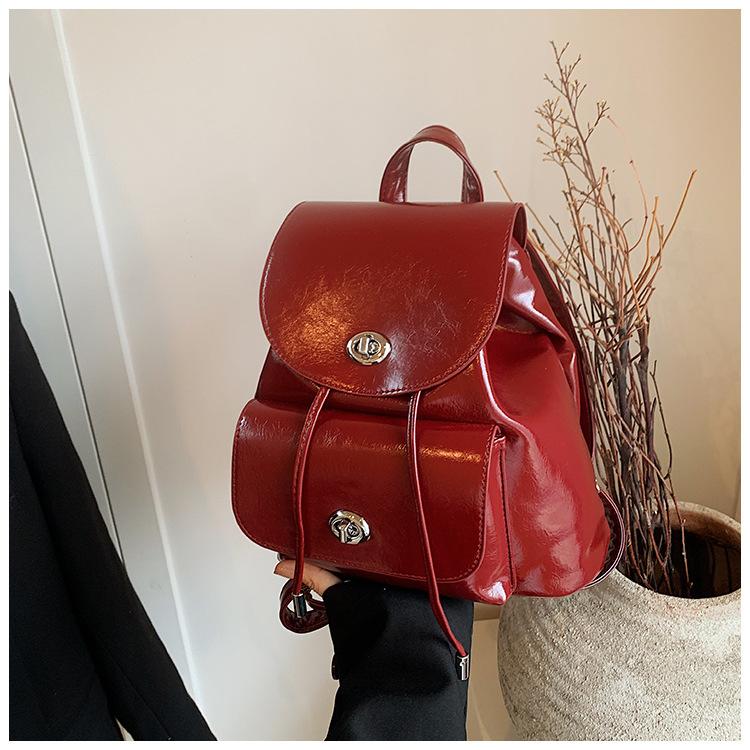 

Высококачественный рюкзак для женщин, модная сумка-мессенджер для девочек, многоцелевой рюкзак для отдыха и путешествий, небольшой рюкзак красный