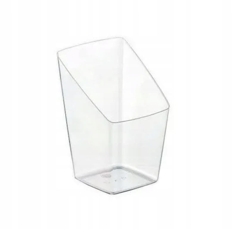 Square dessert containers 50 ml plastic 24 pieces