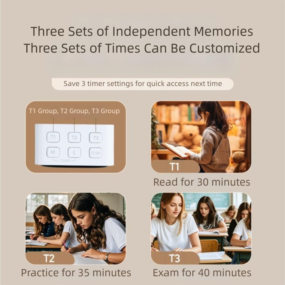 Mini Digitaler Timer Tragbarer Countdown-Alarm Hochwertiger Küchentimer Haushalt