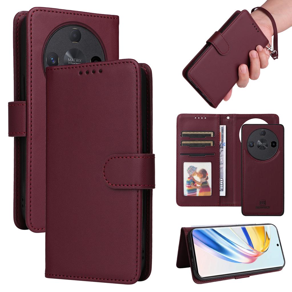 For Honor X50 5G/X9b 5G/Magic6 Lite 5G/X50 GT 5G Magnetic Case BETOPNICE Detachable PU Leather Phone Cover with Strap