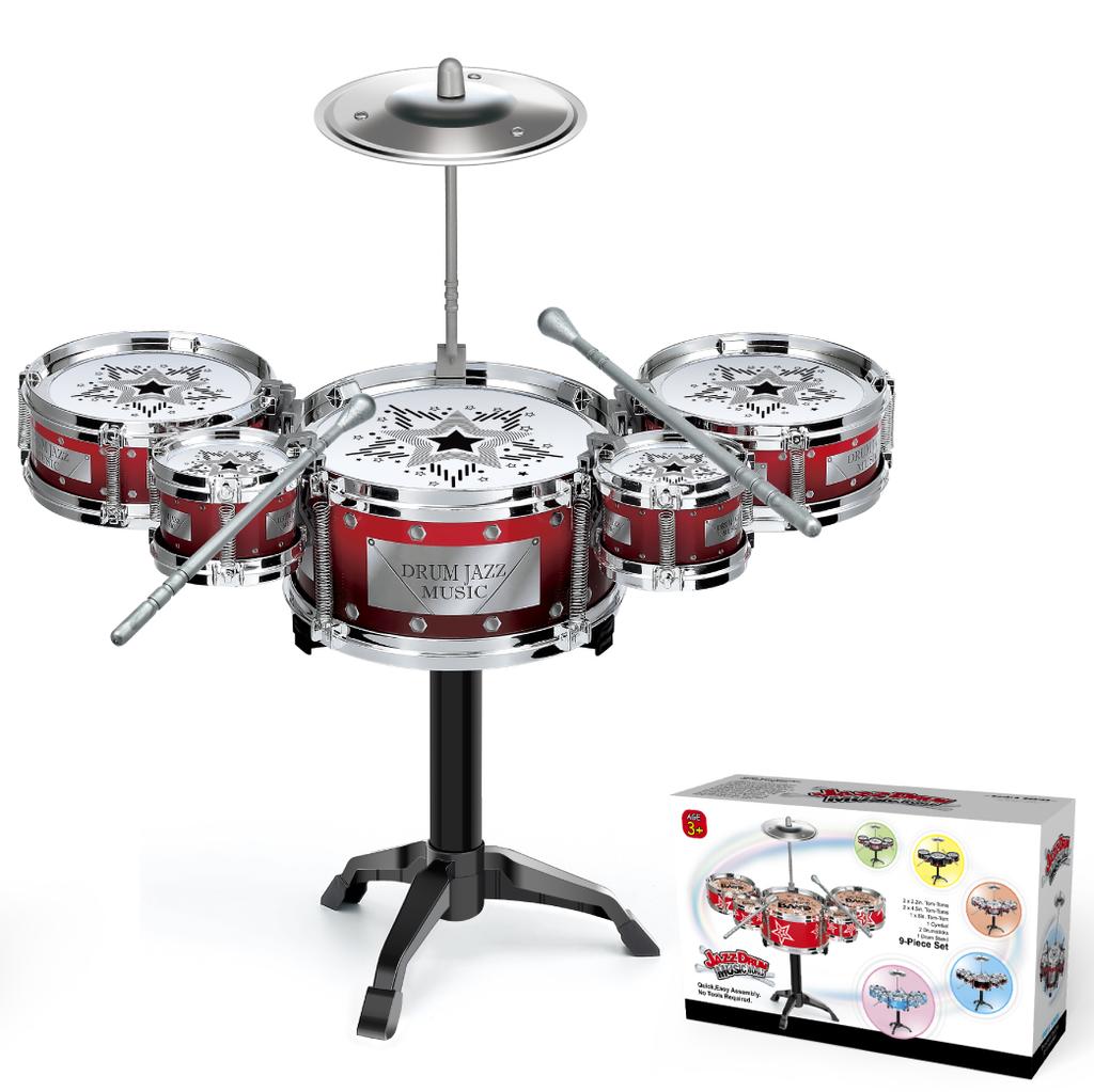 Drums, Jazz Drums, Music Enlightenment For Children And Babies, Toys, Imitation Musical Instruments, Beginners Practicing Musica