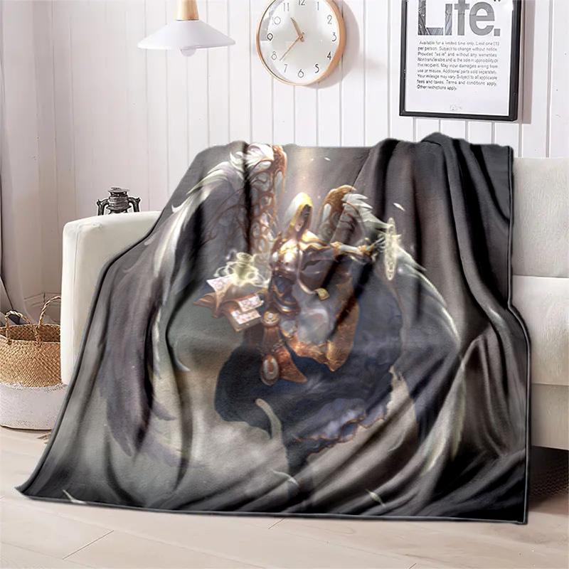 classic game World of Warcraft Frozen Throne blanket Soft and portable four season home bed, sofa blanket, office travel, lunch break, warm blanket Y5