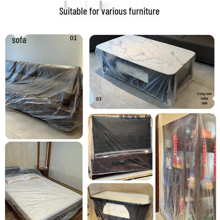 PE Elastic Drawstring Sofa and Bed Dust Cover - All-Inclusive Slipcover for Dormitory Upper Bunk