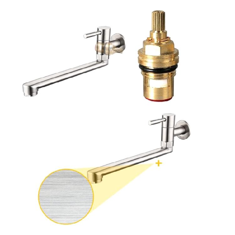 Mångsidig Väggmonterad Kran Utrymmesbesparande Diskbänkskran Lämplig för Olika Miljöer