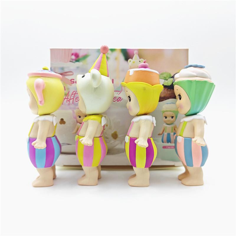 Sonny Angel Figurine Afternoon Tea Series Abs Resin Collectible Model For Gift And Decor