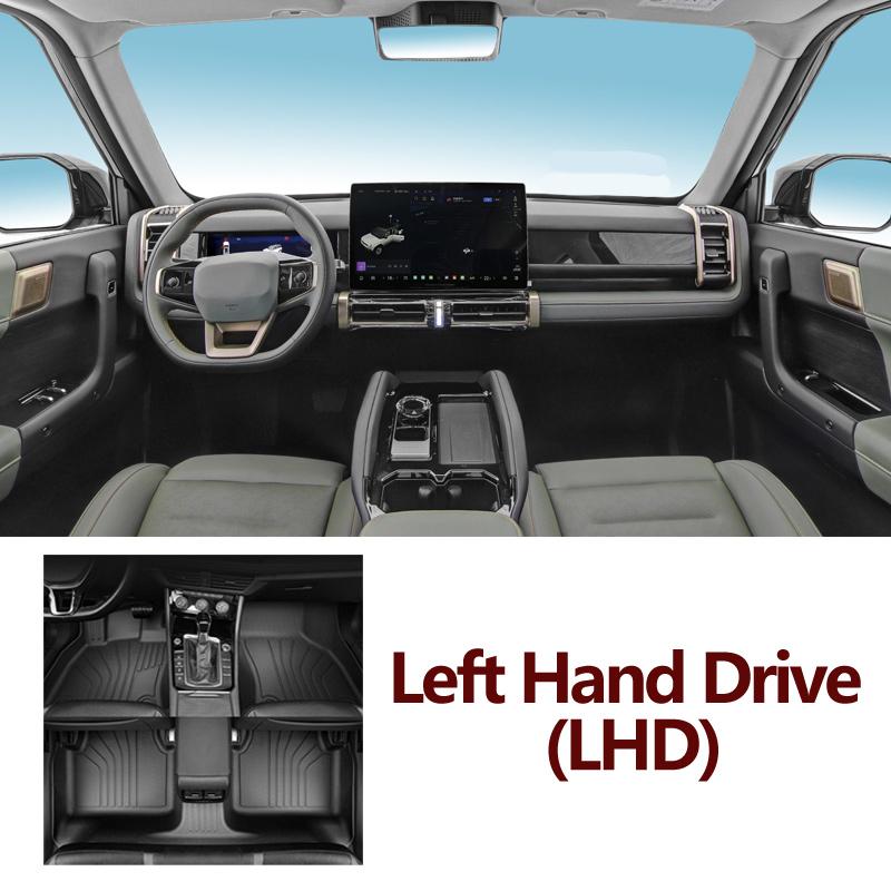 LHD TPE Car Floor Mat For iCaur 03 Jaecoo J6 2024 2025 Waterproof Foot Pad Liner Anti-dirty Carpet Rug Auto Interior Accessories