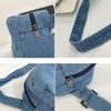 Denim Shoulder Bag Casual Handbag Women Girls Men Travel Crossbody Bag Tote Bags