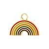 CARLIDANA Multi Designs Diy Rainbow Cherry Pendant Enamel Fashion Jewelry Charms Bracelet Necklace Stainless Steel Pendant