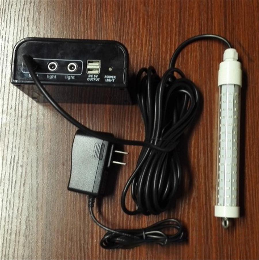 1000Lumens 12V 24V 120 LED Green Underwater Fishing Light Lamp Fish Attract