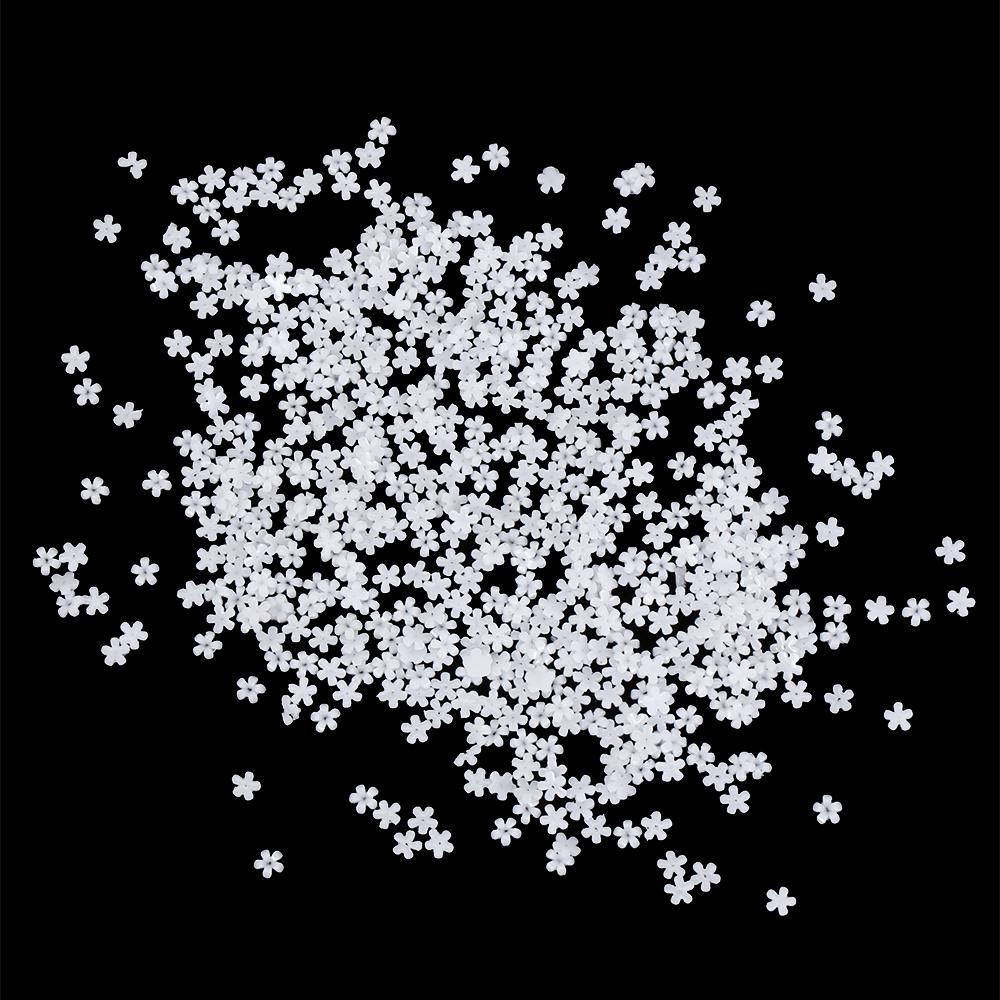 100/500pcs Material Package Cute Flower Nail Beauty Nail Art Decoration Resin Drill Rhinestones