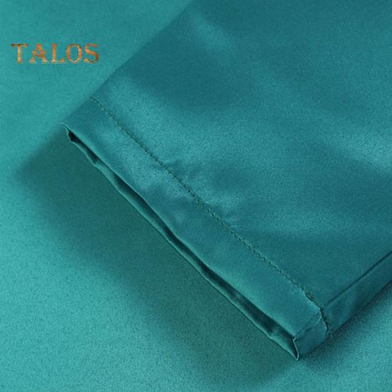 Abito Oversize A-line Orlo Arricciato Lunghezza Ginocchio Monocolore Abito Midi Maniche Lunghe Scollo O Vita Larga Abito per Appuntamenti Feste Formali Banchetti