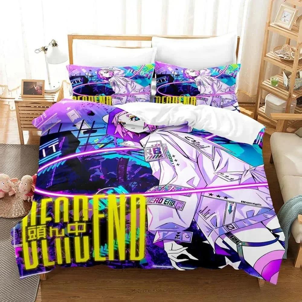 Comforter 3D Anime Black Summoner Bedding Set Single Twin Full Queen King Size Bed Set Adult Kid Bedroom S Home Textiles