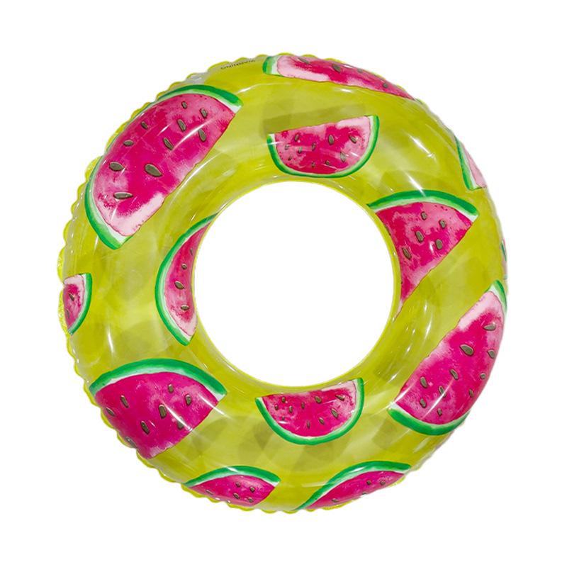 Starry Sky Sequin Mermaid Swim Ring: Thickened Inflatable Children's Float