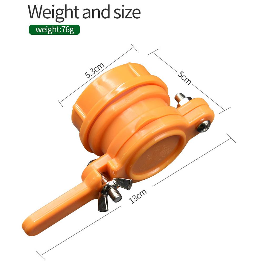 Durable Bucket Flow Port Bottling Honey Tap Gate Valve Honey Extractor Tool Beekeeping Equipment