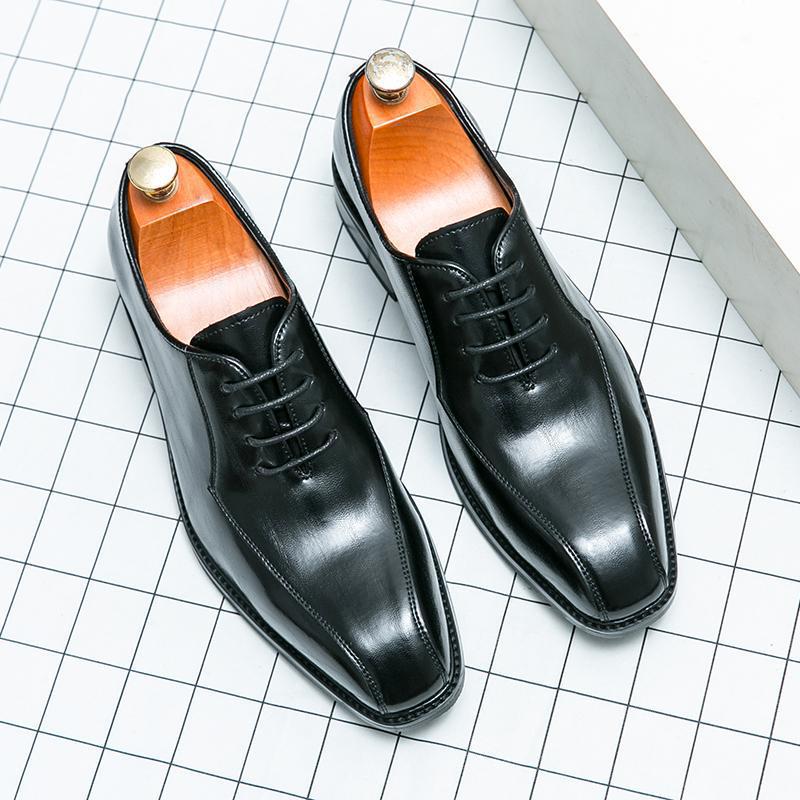 

Leather shoes men s autumn new business casual shoes men s head fashion small leather shoes foreign trade men s shoes wedding groom shoes 46