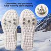 Outdoor Ice Crampon Mountaineering Anti-slip Shoe Covers Snow Country Winter Spiked Shoe Studs Snow-catching Anti-slip Sole Snow Claws