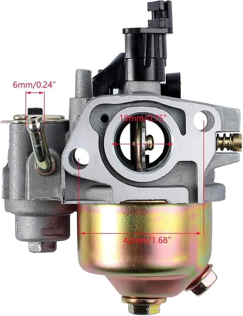 leihuo carburetor compatible with GX110, GX120, GX140, 4-5.5HP engines parallel