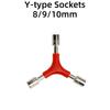 3-Way Y Allen Key Compact Bicycle Multi-Tool for Quick Bike Repairs Portable Hex Wrench for Home On-the-Go Cycling