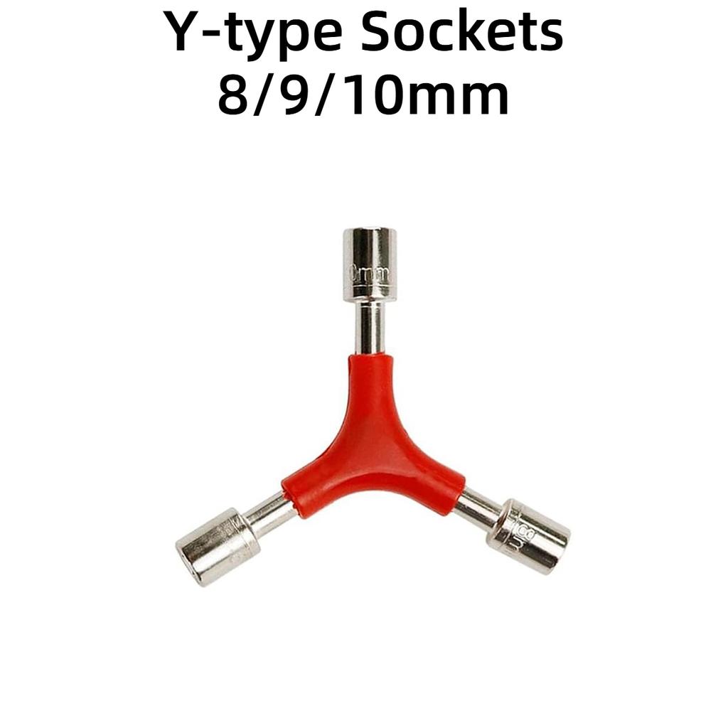 3-Way Y Allen Key Compact Bicycle Multi-Tool for Quick Bike Repairs Portable Hex Wrench for Home On-the-Go Cycling