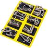 RemarksJapan Wisdom Ring 8-Piece Set Educational Brain Training Puzzle Game Mystery Rings Hand Play Toy Riddle Solving