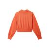 Nike Sudadera con Capucha Corta de Color Sólido con Logo para Mujer Tops Rojo Pasión DV7815-633