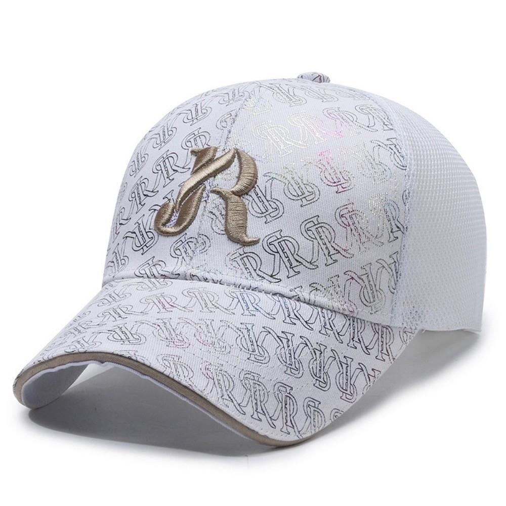 Wide Brim Mesh Baseball Cap Breathable Peaked Cap Unisex Sun Hat Summer