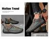 New Bestseller Plus Size Hand-stitched Microfiber Leather Men's Non-slip Mid-top Casual Shoes